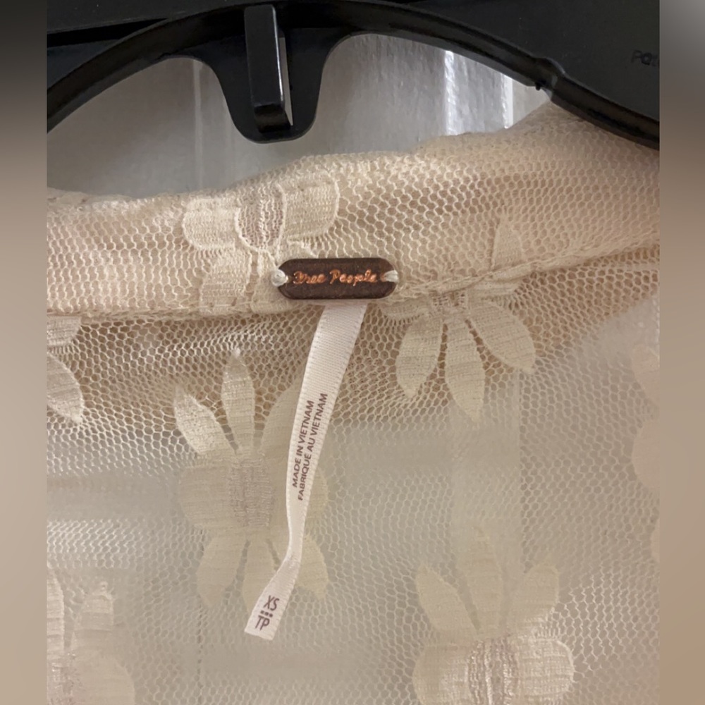 Free People Floral Lace Top - Picture 6 of 6